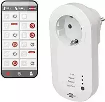 Ecost prekė po grąžinimo BrennenStuhl Connect WiFi Outlet Wa 3000 (intelektualusis WiFi lizdas, sude (Atnaujinta)