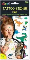 AVENIR Priklijuojamos tatuiruotės „Dinozaurai“