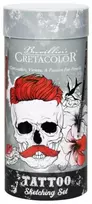Eskizavimo rinkinys Cretacolor Tattoo 14 vnt, metalinėje dėžutėje