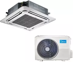 Midea kasetinis šilumos siurblys - oro kondicionierius MCD-36FNXD0 / MOU-36FN8-RD0