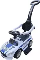 Baby Mix POLICE baltas kūdikio šokliukas su garsais ir atrama