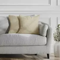 DecoKing Pagalvės užvalkalas 45×45 cm smėlio spalvos HENRY