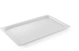 Indų ir maisto pateikimo padėklas 530x325mm GN 1/1 balta - Hendi 561607