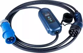 Elektromobilių įkroviklis Akyga AK-EC-14 CEE 3 kontaktų Type2 LCD 1 fazės 32A 7.2kW 5m