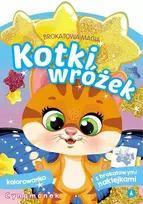A4 spalvinimo puslapis Blizgučių magija. Pasakų kačiukai. Cinamonek STICKERS SKRZAT 075793