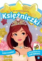 A4 spalvinimo puslapis Blizgučių magija. Princesės. Zuzanna STICKERS SKRZAT 075779