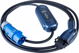 Elektromobilių įkroviklis Akyga AK-EC-15 CEE 3 kontaktų Type1 LCD 1 fazė 32A 7.2kW 5m