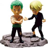 Bandai Banpresto One Piece - World Collectable Figure Log Stories - Roronoa Zoro & Sanji - "...Nothing...At All!!!!"