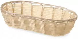 Duonos krepšelis iš polirotango, ovalus, 225x110x60 mm - Hendi 426708