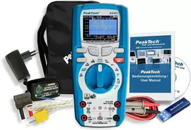 Grafinis multimetras su spalvotu LCD PeakTech 3440