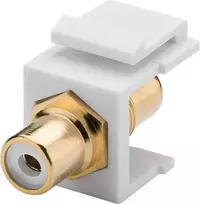 Goobay Keystone jungties prailginimo RCA balta kabelis