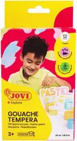 Guašas JOVI TEMPERA, 35 ml, 6 pastelinių spalvų rinkinys su teptuku