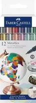 Žymeklių rinkinys Faber-Castell metallics, 12 spalvų