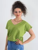 Basic Feel Good Marškinėliai-RV-TS-4832.42P-šviesiai žalia