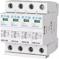 EATON viršįtampių ribotuvas T1+T2 B+C 4P 4M 12.5KA 1.5KV TN, TNS SPBT12-280/4