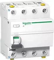 Schneider Electric Schneider diferencinis srovės perjungiklis 4P 25A 0.03A A tipo - A9Z21425