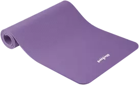 Gimnastikos kilimėlis jogai, pilatesui, fitnesui, 183x61cm, storis 1cm, NBR medžiaga, violetinė, REBEL ACTIVE