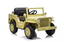 Lean Cars Vienvietis vaikiškas elektromobilis Lean Toys JH-103, geltonas