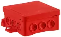 Simet 35346101 Sieninė dėžutė 85x40x85mm su integruotu kabelio sandarikliu, savaime užsifiksuojanti, be halogenų, FASTBOXiHOOK serija, IP54, NS6 35346101