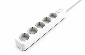 Inca INCA ilgintuvas IPW-44GB 5 lizdų, LED Anz. balta 1,5 m