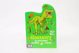 Zielona Sowa ZIELONASOWA Dažymo puslapiai bet kokiam orui Dinozaurai W1 07686
