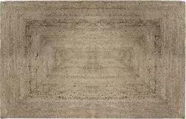 Dekoracja Domu Džiuto kilimas stačiakampis, 120 x 170 cm, pintas, natūralus