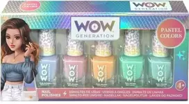 Kids Licensing Wow kartos nagų lako mergaitėms 5 kūriniai