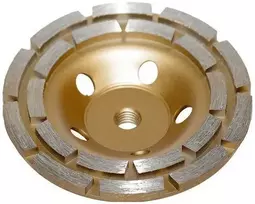 Deimant.puodo tipo šlifavimo diskas betonui 22.2x125 mm 2 eil.
