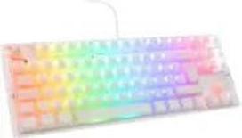 Ducky One 3 Aura White TKL Gaming Tastatur, RGB LED - MX-Speed-Silver