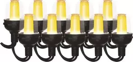 Emos Šventinė girlianda 10x 10 LED skaidrios 4,5 m vintage P44 DCPV01