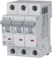 Eaton Grandinės pertraukiklis 3P B 25A 6kA AC xPole Home HN-B25/3 194883