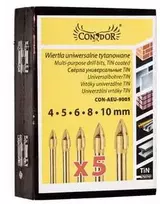 Grąžtų rinkinys Condor CON-AEU-9005; 5 vnt.