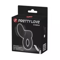 LYBAILE Pretty Love Cobra penio žiedas vibruojantis juodas