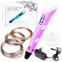 Jokomisiada 3D rašiklis magiškas 3D rašiklis + pildomosios talpyklos ZA3932