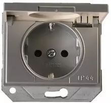 Kištukinis lizdas VILMA XP500, metalo spalvos, IP44