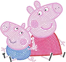 DIAMOND DOTS kūrybinis rinkinys piešimas deimantais Peppa Pig, DTZ10.010