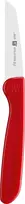 ZWILLING TWIN GRIP Daržovių lupimo peilis 7 cm, raudonas