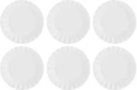 LA PORCELLANA BIANCA DUCALE Rinkinys 6 pietų lėkštės 26,5 cm
