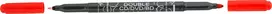 Centropen, marker 3616, raudona, 10vnt, 0,6/2,5mm, na bazie alkoholu. CD/DVD marker, cena za 1szt
