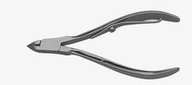 YES Solingen Cuticle nippers, 9 cm / 6mm