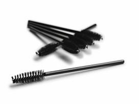Biocosmetics disposable eyebrow and eyelash brushes, 50 pcs