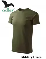 Marškinėliai ADLER Basic 129 military žalias