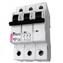 Eti-Polam miniatiūrinis grandinės pertraukiklis ETIMAT10 3P C 80A 10kA AC - 002135731