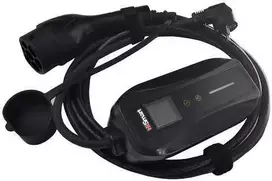 Hismart Elektromobilio nešiojamas įkroviklis GB/T - Schuko (220V), 6-16A, 3.5kW, 1-fazė, 5m