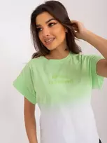 Trendy Ing Marškinėliai-NM-TS-NG23070.76-šviesiai žalia