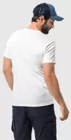 JackWolfskin Marškinėliai vyrams JACK WOLFSKIN SLOGAN T | balti
