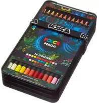 Posca - Spalvoti pieštukai - Ryškios ir intensyvios spalvos (36 vnt) (402005)