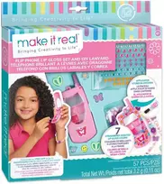 MAKE IT REAL Kūrybinis rinkinys su lūpų blizgiais „Telefonas“