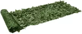 Balkono pertvara, 200x75cm, su tamsiai žaliais lapais