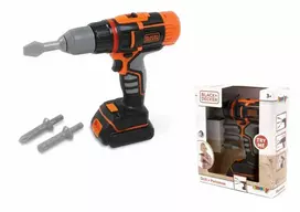 Black & Decker Juodas & Decker Žaislinis meistro įrankis, gręžtuvas Smoby Juodas & Decker